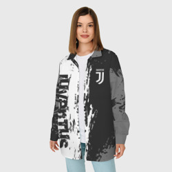 Женская рубашка oversize 3D Juventus Ювентус - фото 2