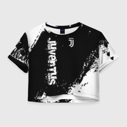 Женская футболка Crop-top 3D Juventus Ювентус