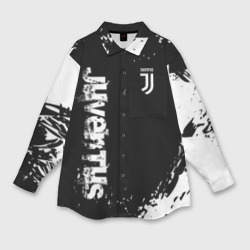 Женская рубашка oversize 3D Juventus Ювентус