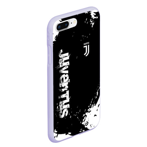 Чехол для iPhone 7Plus/8 Plus матовый Juventus Ювентус, цвет светло-сиреневый - фото 3