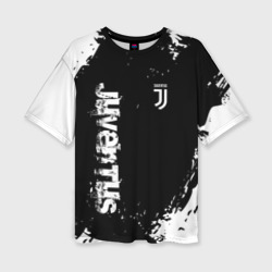 Женская футболка oversize 3D Juventus Ювентус