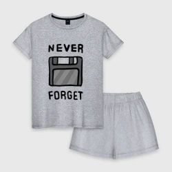 Женская пижама с шортиками хлопок Дискета