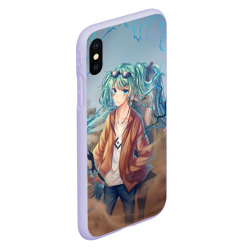 Чехол для iPhone XS Max матовый Suna Miku - фото 2