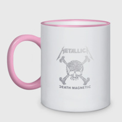 Кружка двухцветная Metallica, death magnetic