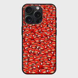 Чехол силиконовый для Apple iPhone 15 Pro матовый Угандийские Наклзы мем