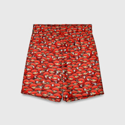 Детские спортивные шорты 3D Угандийские Наклзы мем