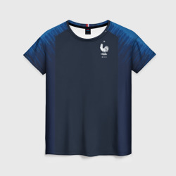 Женская футболка 3D France home WC 2018