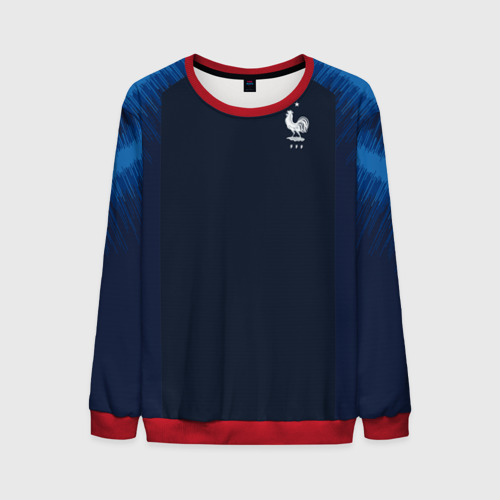 Мужской свитшот 3D France home WC 2018, цвет красный