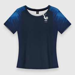 Женская футболка 3D Slim France home WC 2018