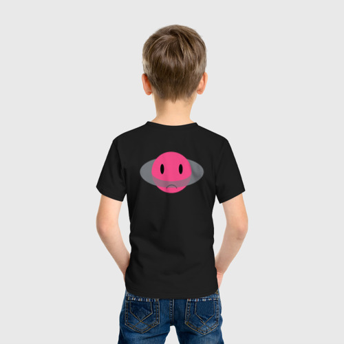 Детская футболка хлопок Universe Sadness, цвет черный - фото 4