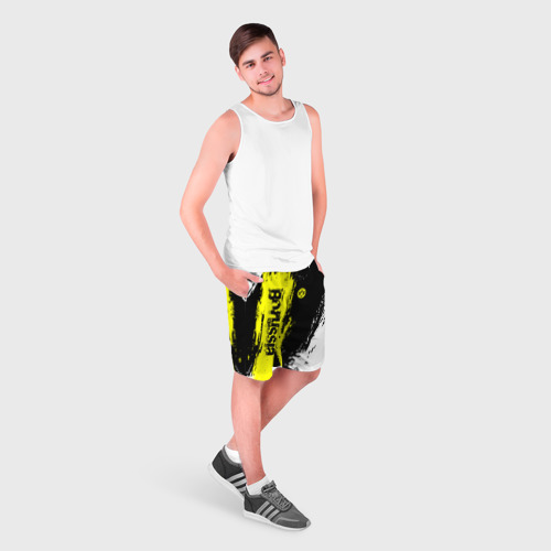 Мужские шорты 3D Borussia sport, цвет 3D печать - фото 3
