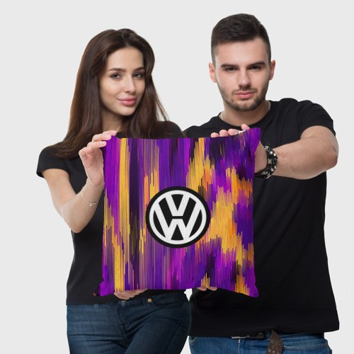 Подушка 3D Volkswagen abstract sport 2018 - фото 3