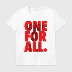 Мужская футболка хлопок Один за всех