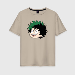 Женская футболка хлопок Oversize Midoriya