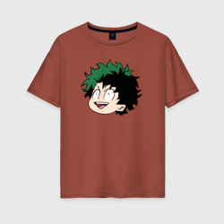 Женская футболка хлопок Oversize Midoriya