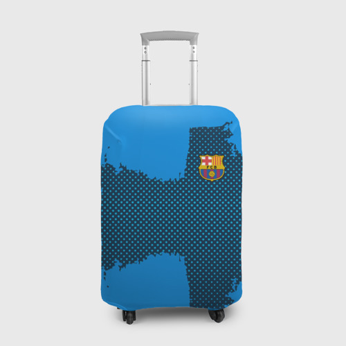 Чехол для чемодана 3D BARCELONA SPORT BLUE, цвет 3D печать