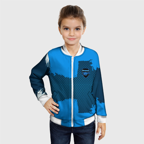 Детский бомбер 3D ARSENAL SPORT BLUE  - фото 3