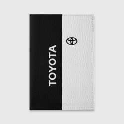 Обложка для паспорта матовая кожа Toyota