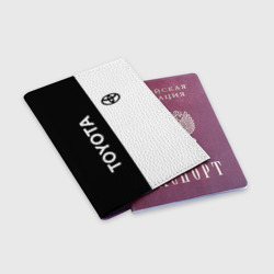 Обложка для паспорта матовая кожа Toyota - фото 2