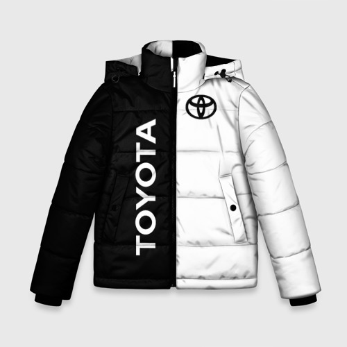 Зимняя куртка для мальчиков 3D Toyota, цвет светло-серый