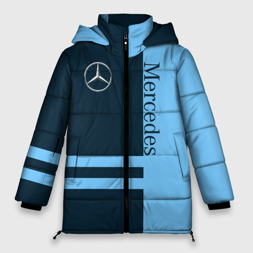 Женская зимняя куртка Oversize Mercedes, цвет красный