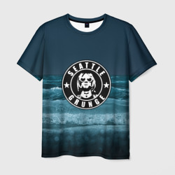 Мужская футболка 3D Seattle grunge Nirvana