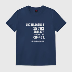 Мужская футболка хлопок 1N73LL1G3NC3 - intelligence