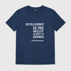 Мужская футболка хлопок 1N73LL1G3NC3 - intelligence