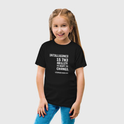 Детская футболка хлопок 1N73LL1G3NC3 - intelligence - фото 2