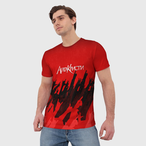 Мужская футболка 3D Агата Кристи, цвет 3D печать - фото 3