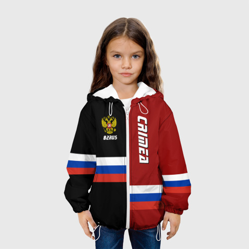 Детская куртка 3D Crimea Крым, цвет белый - фото 4