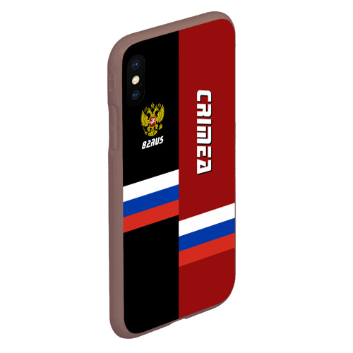 Чехол для iPhone XS Max матовый Crimea Крым, цвет коричневый - фото 3
