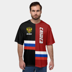 Мужская футболка oversize 3D Crimea Крым - фото 2