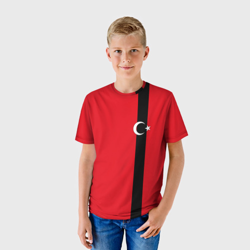 Детская футболка 3D Турция лента, цвет 3D печать - фото 3