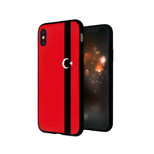 Чехол для Apple iPhone X силиконовый глянцевый Турция лента Фото 01 Чехол для Apple iPhone X силиконовый глянцевый Турция лента Фото 01