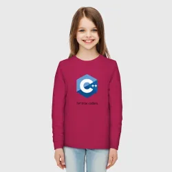 Детский лонгслив хлопок C++ for true coders - фото 2