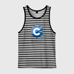 Мужская майка хлопок C++ for true coders