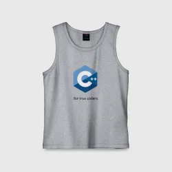 Детская майка хлопок C++ for true coders