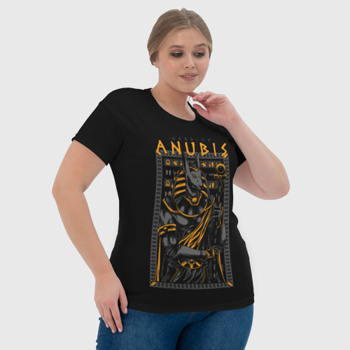 Женская футболка 3D Анубис Воин, цвет 3D печать - фото 6