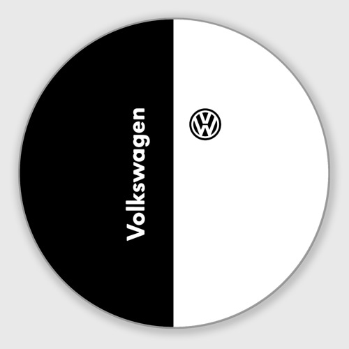 Круглый коврик для мышки Volkswagen