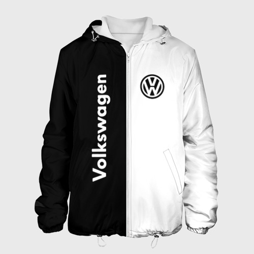 Мужская куртка с принтом Volkswagen, вид спереди №1