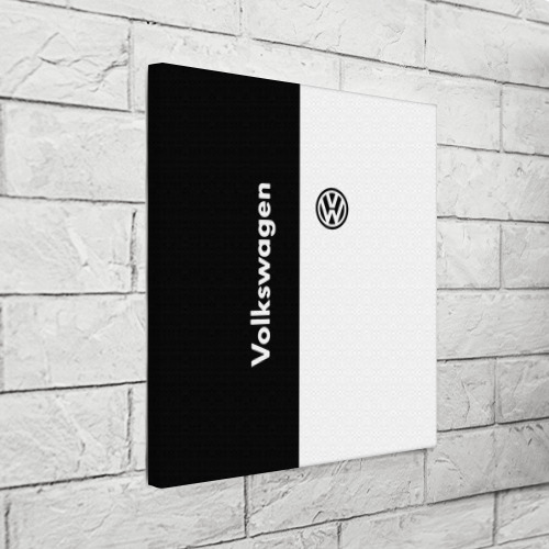 Холст квадратный Volkswagen, цвет 3D печать - фото 3