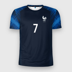 Мужская футболка 3D Slim Griezmann home 18-19 WC