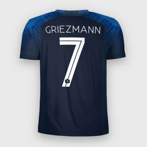 Мужская футболка 3D Slim Griezmann home 18-19 WC, цвет 3D печать - фото 2
