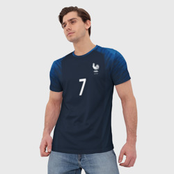 Мужская футболка 3D Griezmann home 18-19 WC - фото 2
