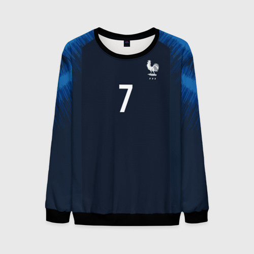 Мужской свитшот 3D Griezmann home 18-19 WC, цвет черный