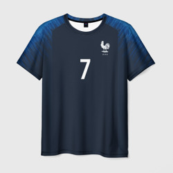 Мужская футболка 3D Griezmann home 18-19 WC