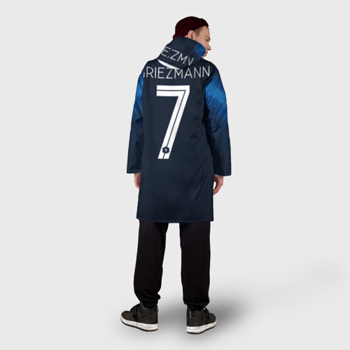 Мужской дождевик 3D Griezmann home 18-19 WC, цвет белый - фото 4