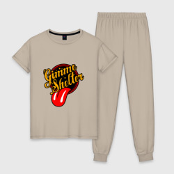 Женская пижама хлопок The Rolling Stones - Gimme Shelter