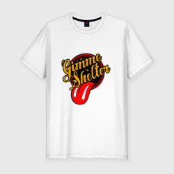 Мужская футболка хлопок Slim The Rolling Stones - Gimme Shelter